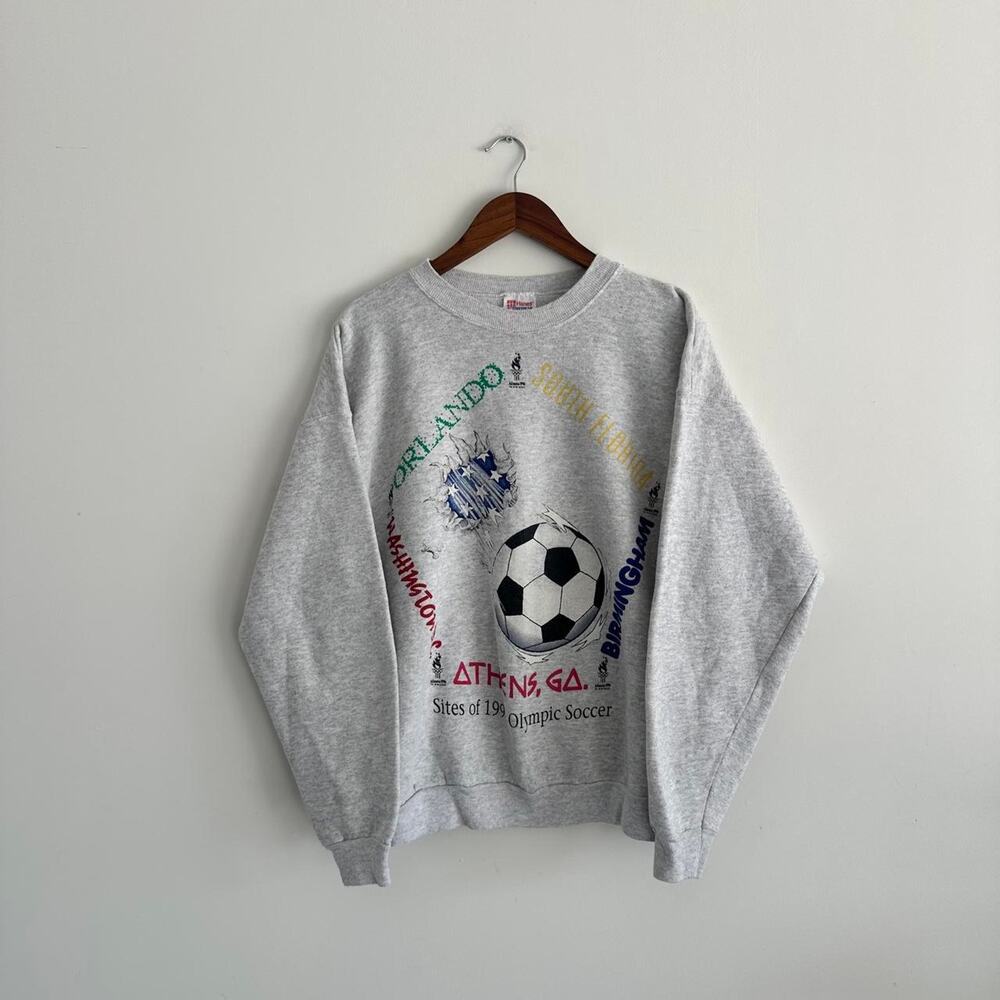 1996 Atlanta Olympics Soccer Graphic Crewneck Sweatshirt